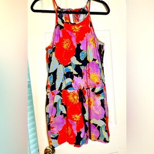 Ann Taylor LOFT Floral Print Short Romper - Sz SP, EUC!